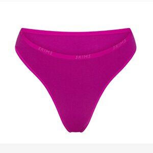 SKIMS COTTON LOGO HIGH LEG BIKINI